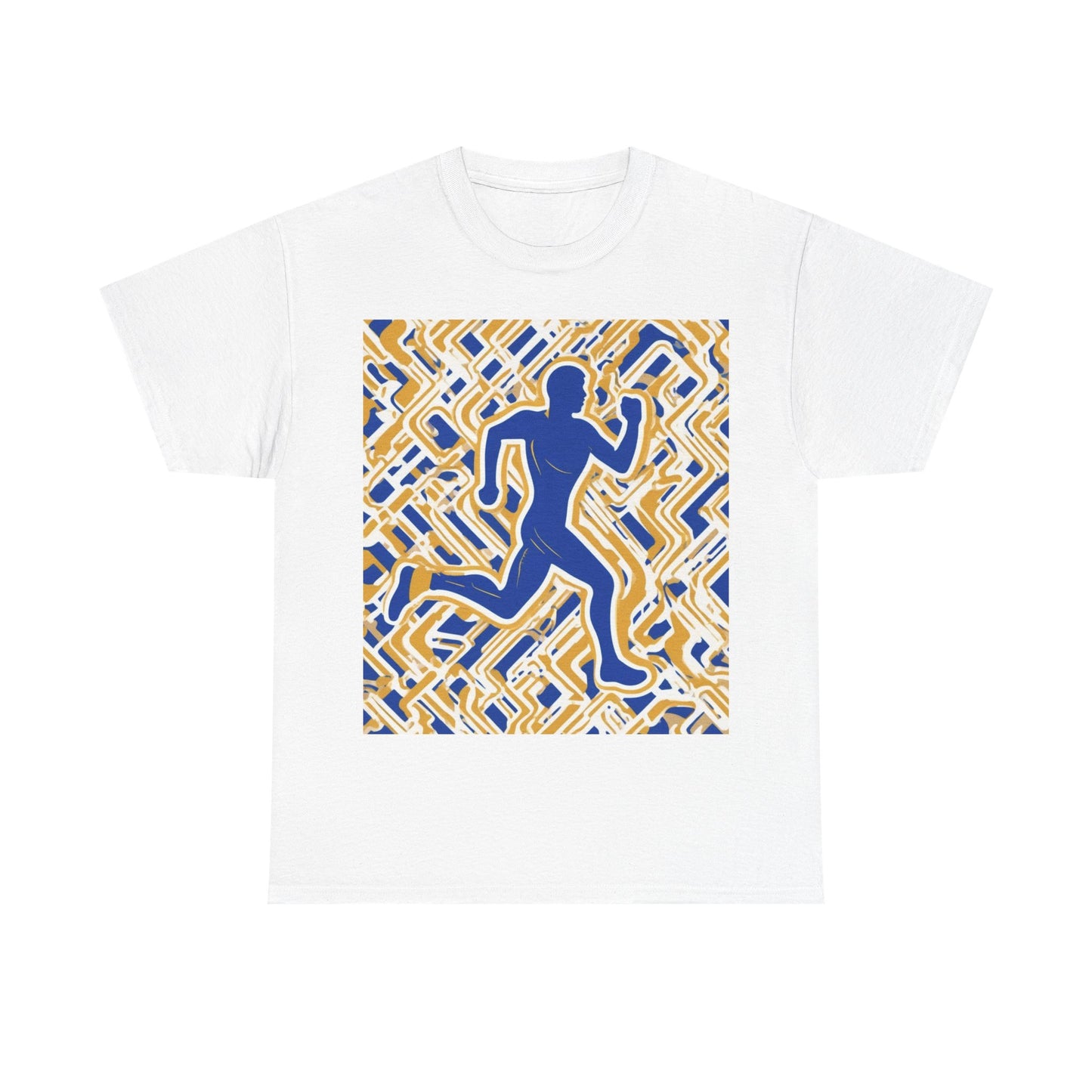 boostlete-pr-season-icon-runner-outline-industrial-0170 — Unisex Heavy Cotton Tee (Gildan 5000)