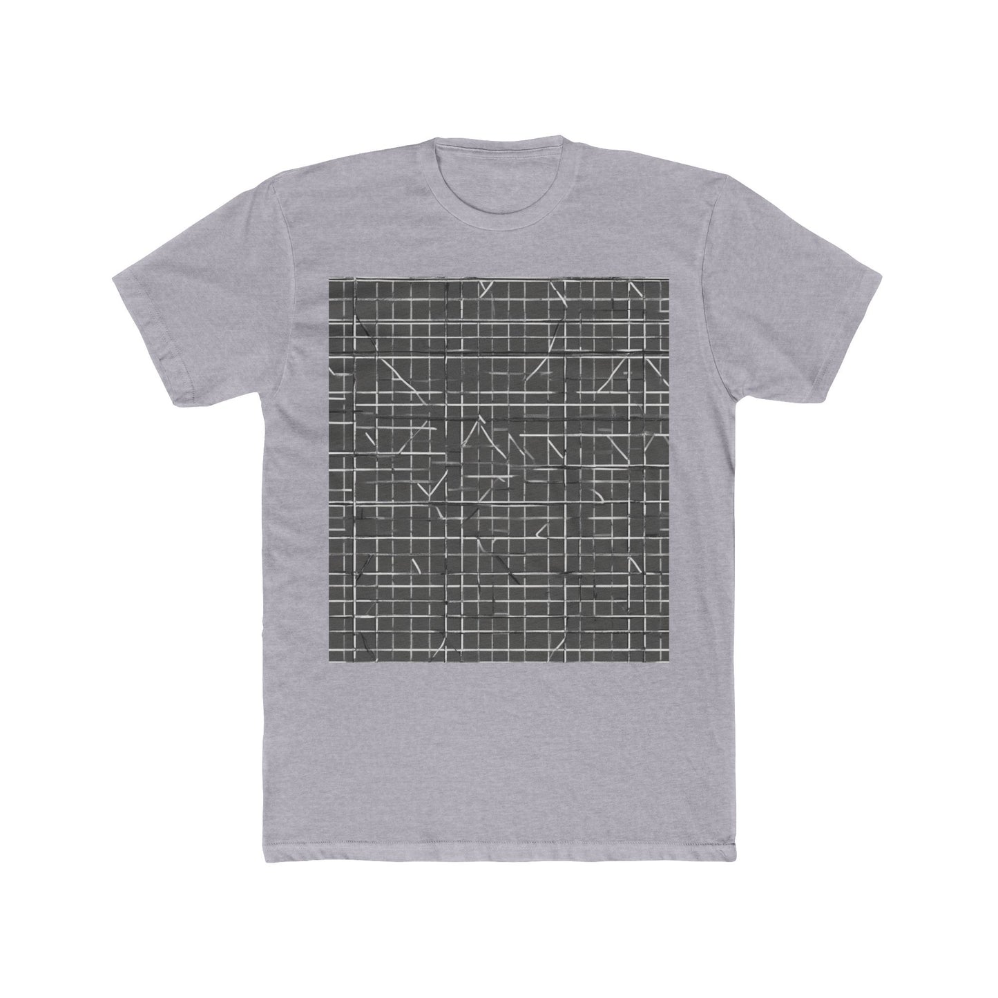 boostlete-rise-grind-pattern-plate-number-monoline-0291 — Unisex Cotton Crew Tee (NL 3600)