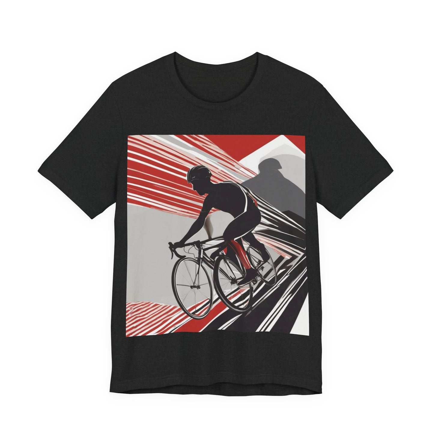 boostlete-boost-mode-scene-cyclist-speed-geometric-0208 — Unisex Jersey Short Sleeve (B+C 3001)