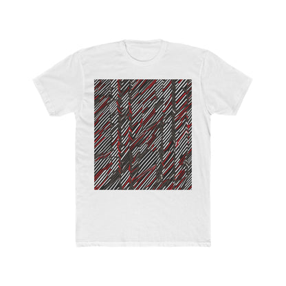 boostlete-field-day-pattern-diagonal-paper-0287 — Unisex Cotton Crew Tee (NL 3600)