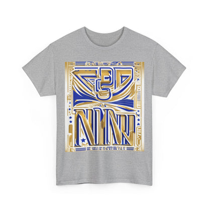 boostlete-boost-mode-type-earned-not-given-outline-over-solid-line-art-0005 — Unisex Heavy Cotton Tee (Gildan 5000)