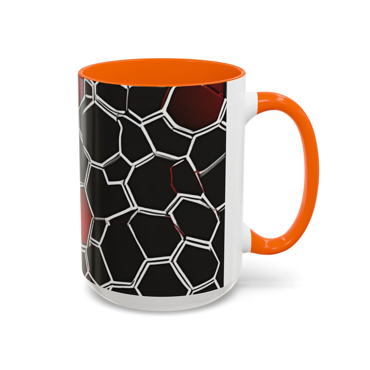 boostlete-quiet-power-pattern-hex-vector-0039 — Accent Mug 11/15oz