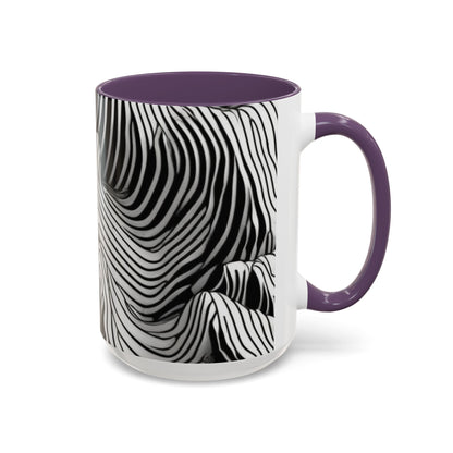 boostlete-field-day-pattern-topographic-isometric-0211 — Accent Mug 11oz/15oz