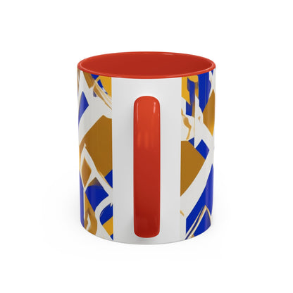 boostlete-field-day-icon-flame-glitch-geometric-0090 — Accent Mug 11oz/15oz