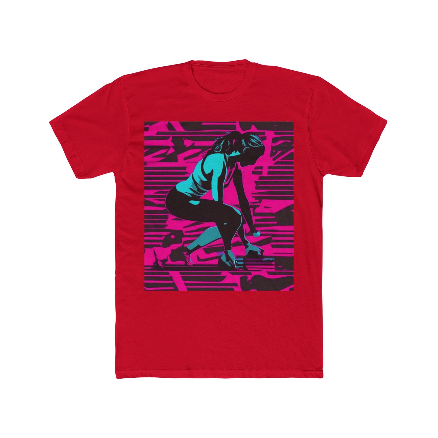 boostlete-headspace-scene-push-up-matte-modern-0260 — Unisex Cotton Crew Tee (NL 3600)