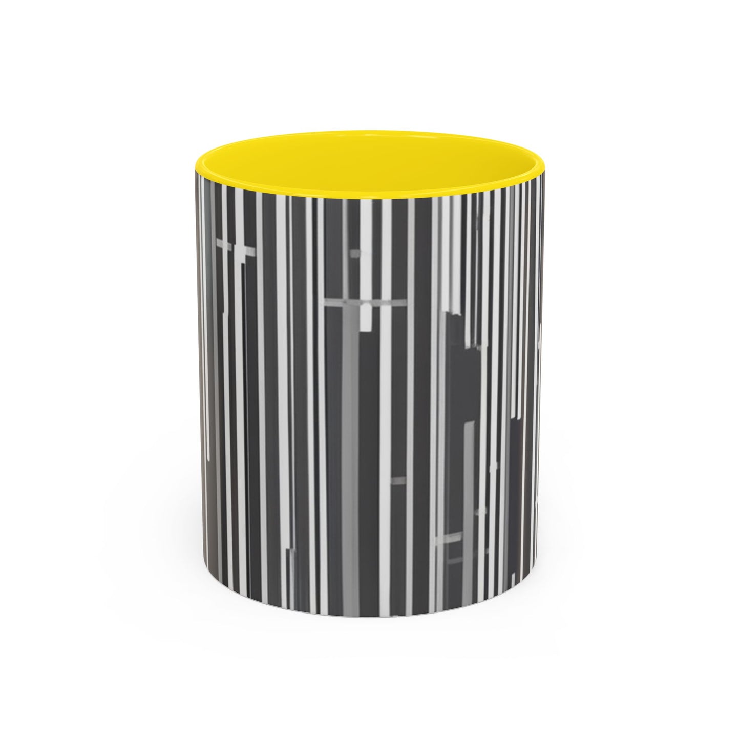 boostlete-boost-mode-pattern-barcode-blueprint-0463 — Accent Mug 11/15oz