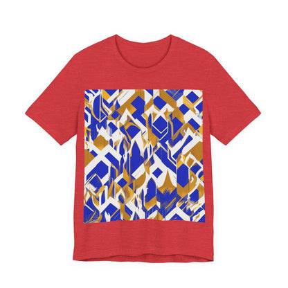 boostlete-field-day-icon-flame-glitch-geometric-0090 — Unisex Jersey Short Sleeve (B+C 3001)