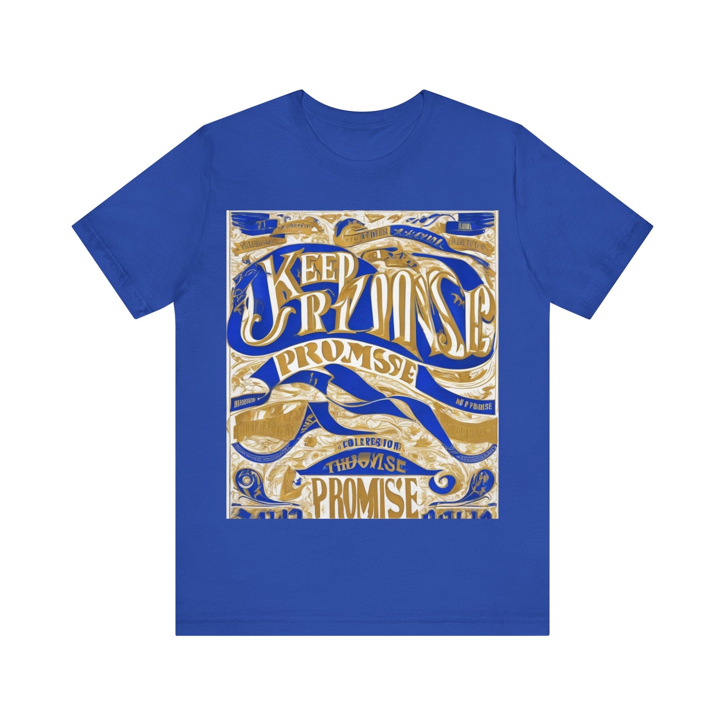 boostlete-am-crew-type-keep-the-promise-split-engraved-0101 — Unisex Jersey Short Sleeve (B+C 3001)