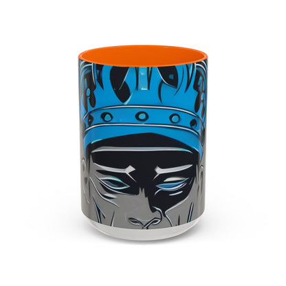 boostlete-am-crew-icon-crown-grainy-monoline-0022 — Accent Mug 11oz/15oz