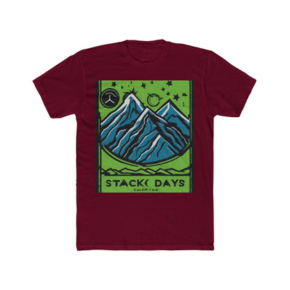 boostlete-pr-season-icon-mountain-grainy-badge-0154 — Unisex Cotton Crew Tee (NL 3600)