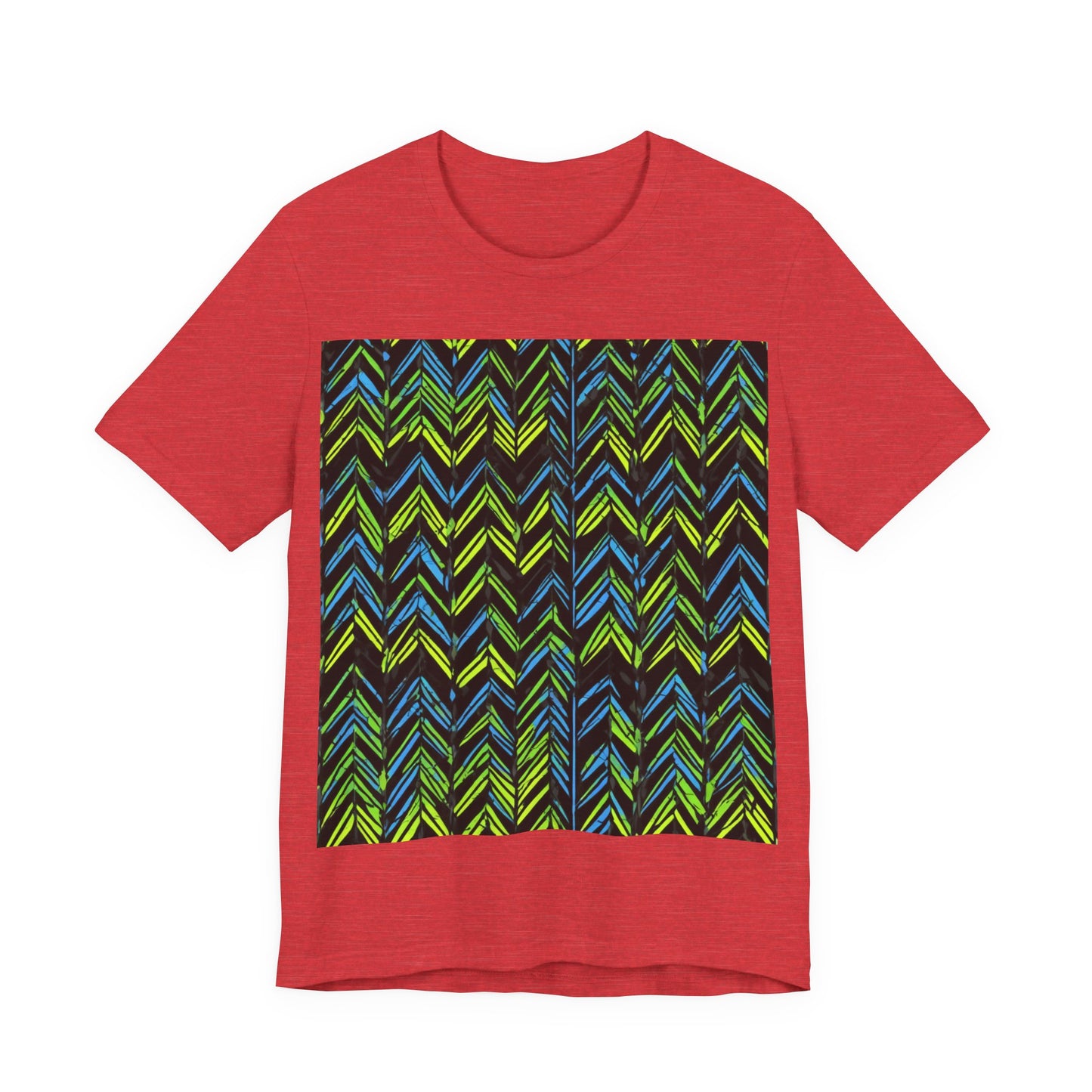 boostlete-mile-by-mile-pattern-chevron-monoline-0051 — Unisex Jersey Short Sleeve (B+C 3001)
