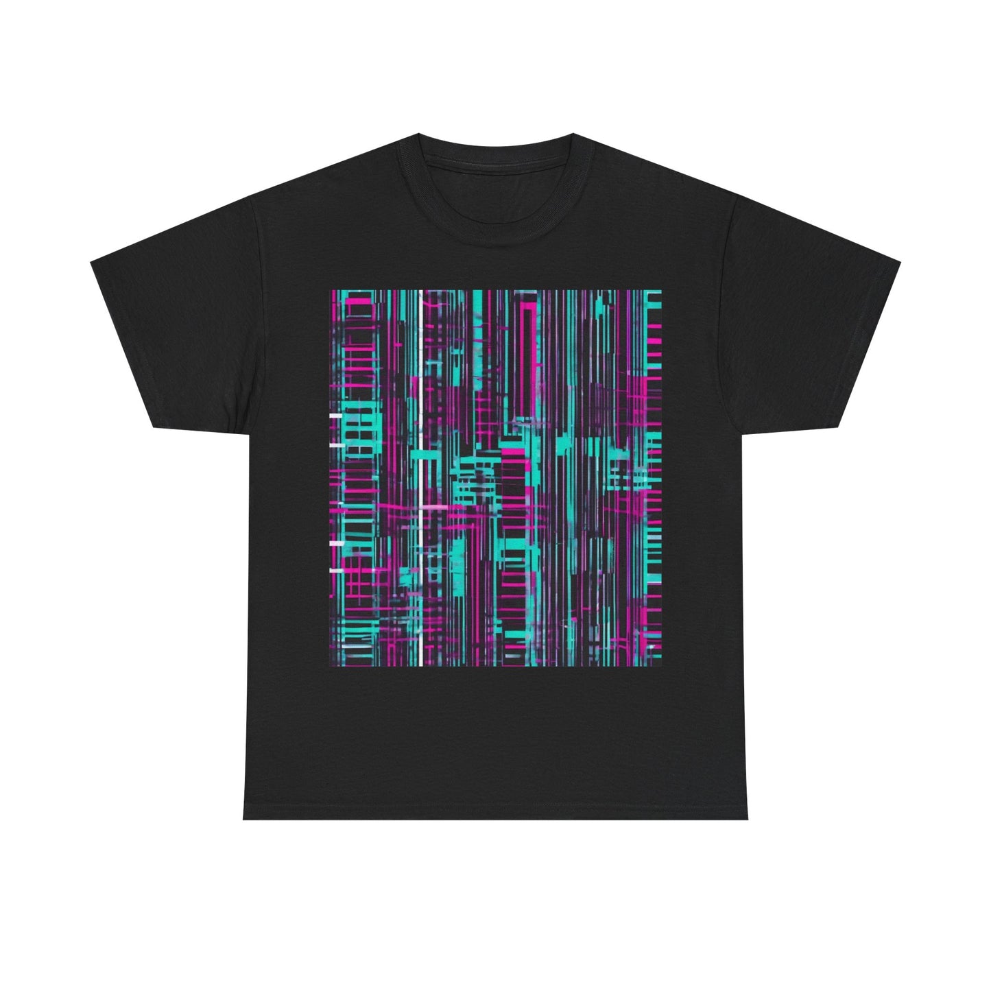 boostlete-field-day-pattern-barcode-retro-0275 — Unisex Heavy Cotton Tee (Gildan 5000)