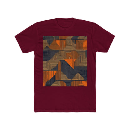 boostlete-field-day-pattern-stair-steps-geometric-0055 — Unisex Cotton Crew Tee (NL 3600)