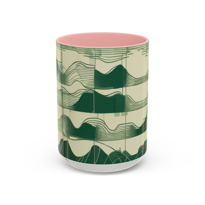 boostlete-mile-by-mile-pattern-audio-blueprint-0971 — Accent Mug 11/15oz