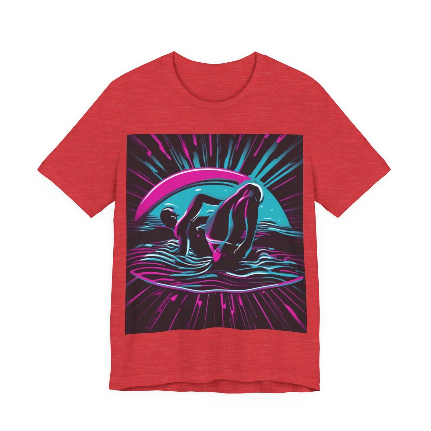 boostlete-pr-season-icon-swimmer-duotone-bold-0126 — Unisex Jersey Short Sleeve (B+C 3001)