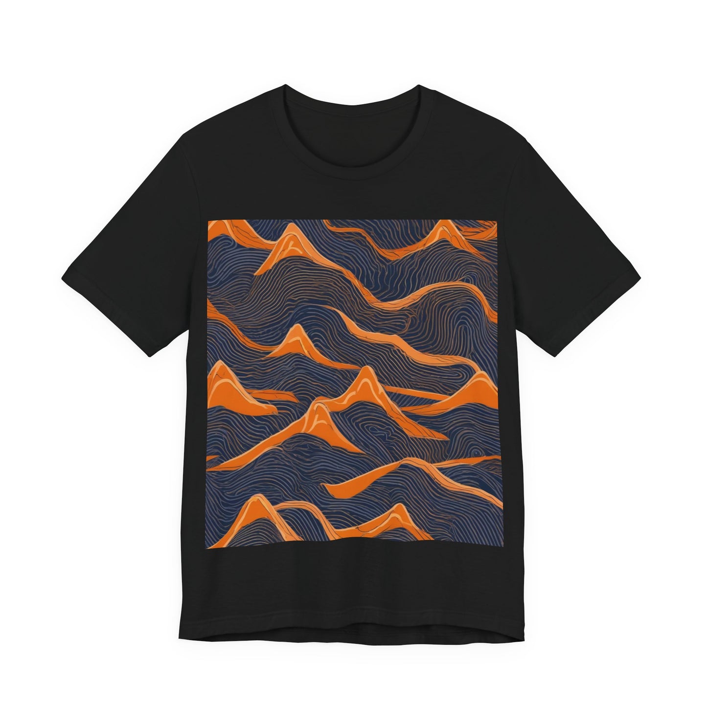 boostlete-boost-mode-pattern-topographic-engraved-0035 — Unisex Jersey Short Sleeve (B+C 3001)