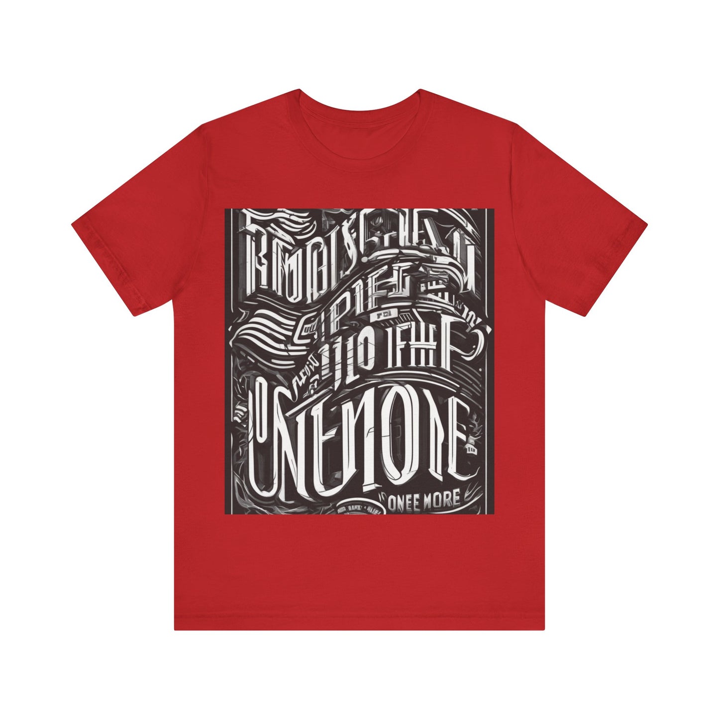 boostlete-mile-by-mile-type-one-more-split-line-art-0001 — Unisex Jersey Short Sleeve (B+C 3001)