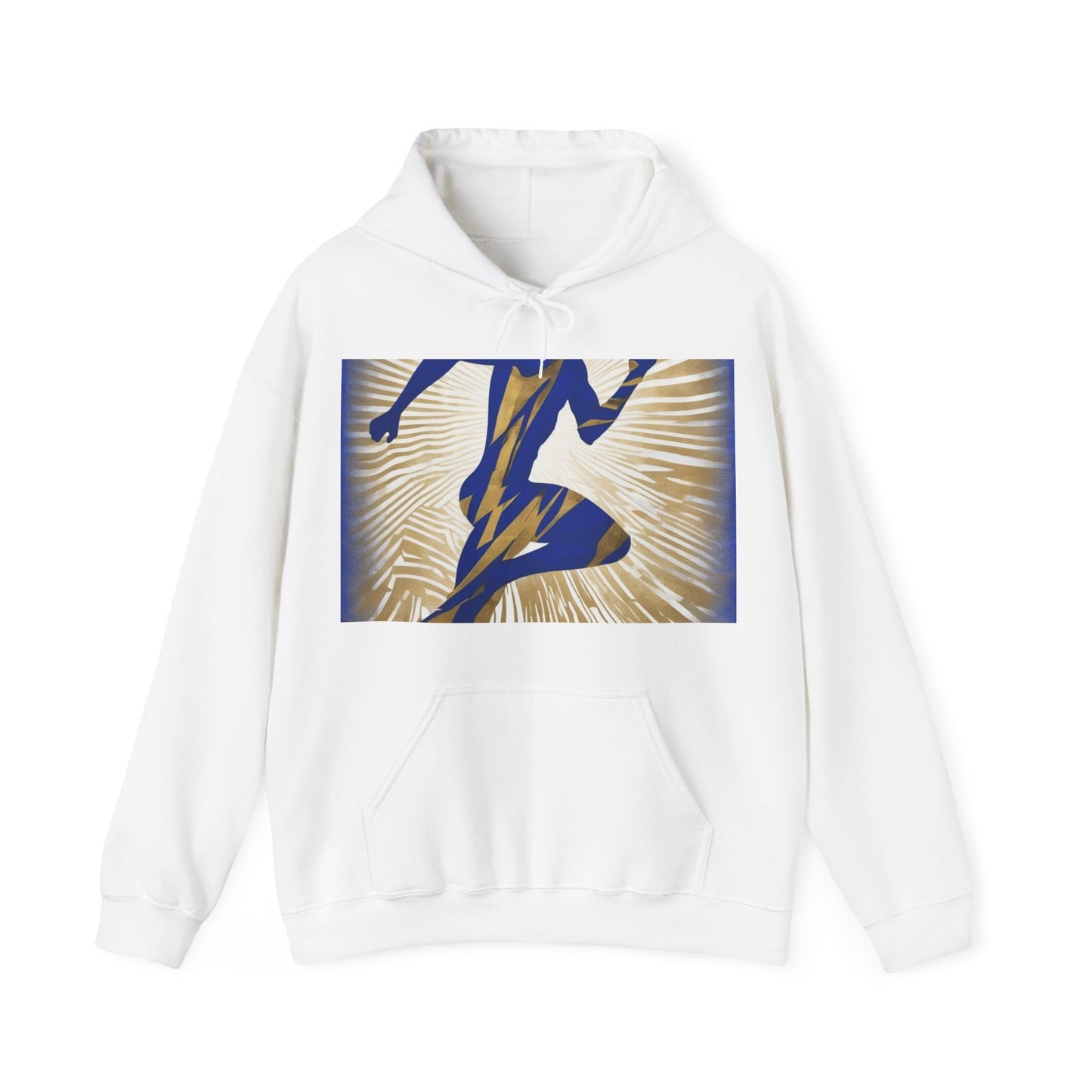 boostlete-field-day-scene-sprinter-motion-paper-0496 — Unisex Heavy Blend Hooded Sweatshirt (Gildan)