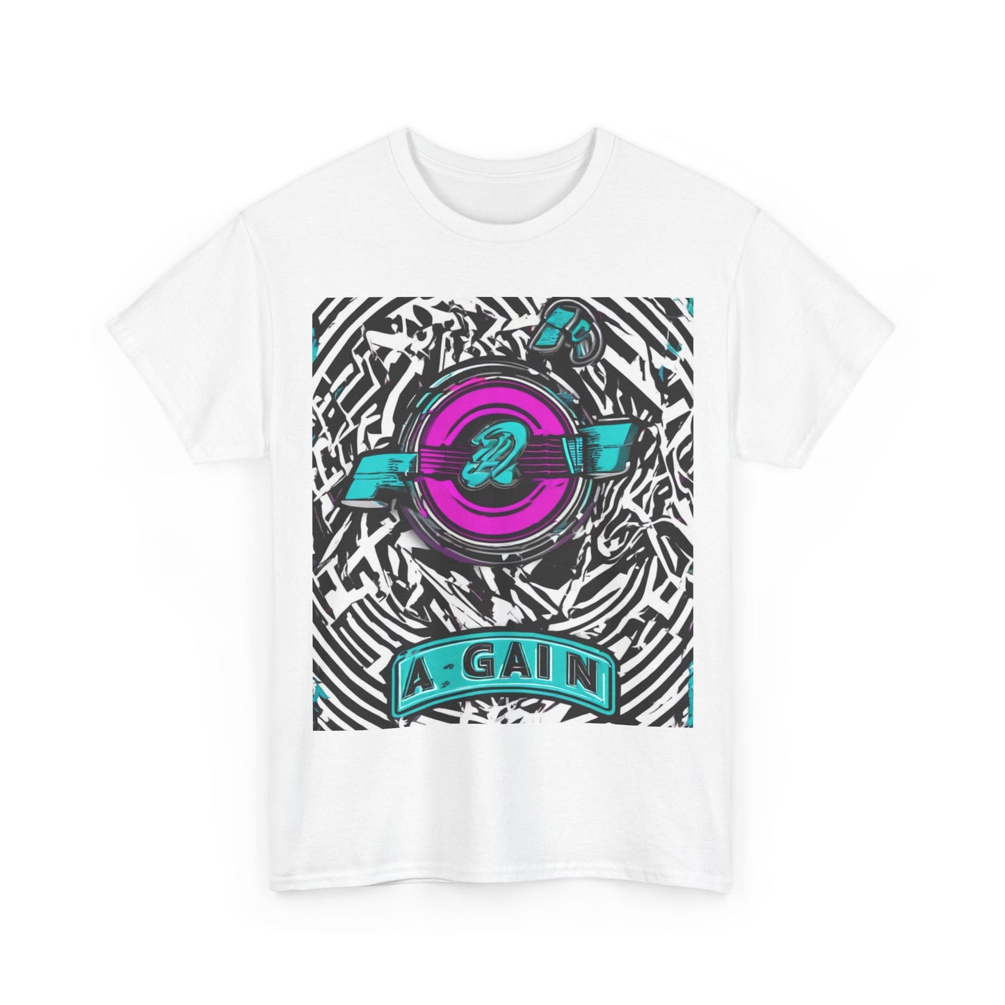 boostlete-boost-mode-type-again-badge-monoline-0293 — Unisex Heavy Cotton Tee (Gildan 5000)