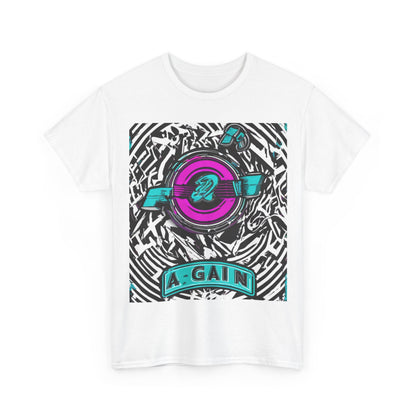 boostlete-boost-mode-type-again-badge-monoline-0293 — Unisex Heavy Cotton Tee (Gildan 5000)