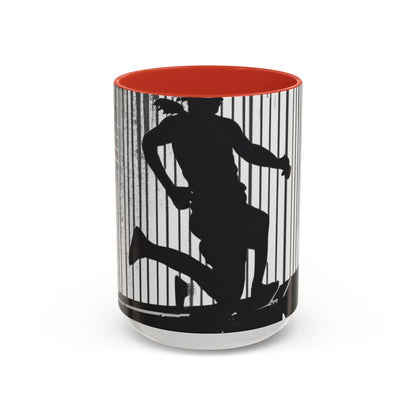 boostlete-am-crew-scene-hurdler-halftone-badge-0956 — Accent Mug 11/15oz