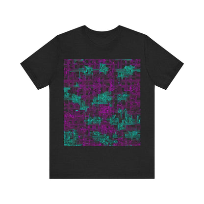 boostlete-boost-mode-pattern-plate-number-monoline-0079 — Unisex Jersey Short Sleeve (B+C 3001)