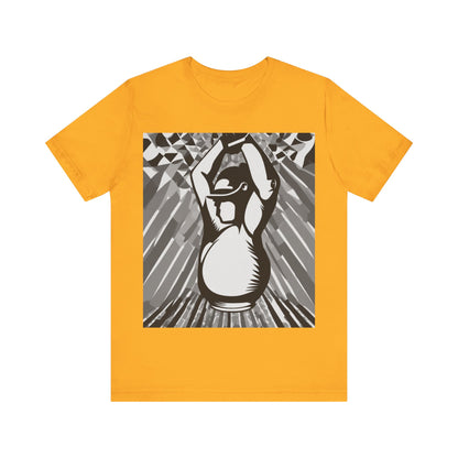 boostlete-iron-intent-scene-kettlebell-grainy-modern-0276 — Unisex Jersey Short Sleeve (B+C 3001)