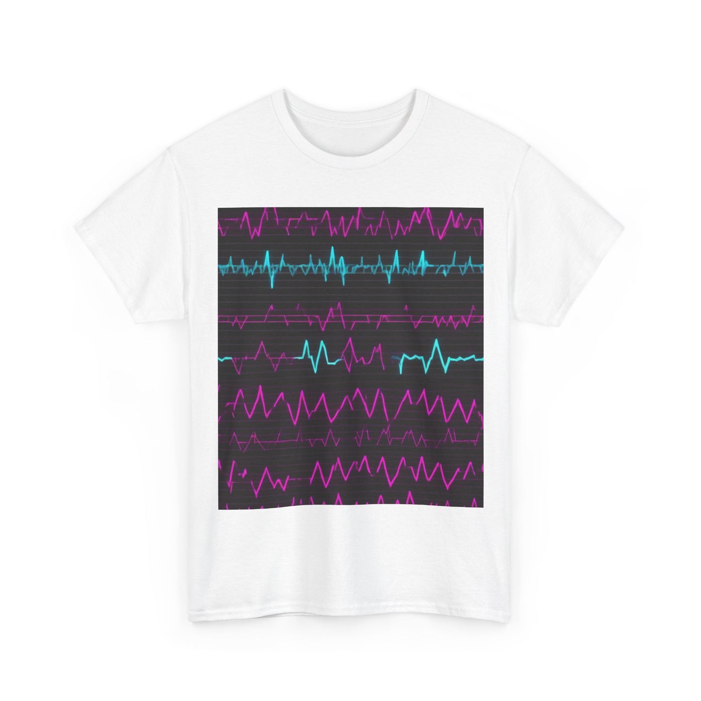 boostlete-boost-mode-pattern-ekg-modern-0111 — Unisex Heavy Cotton Tee (Gildan 5000)