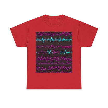 boostlete-boost-mode-pattern-ekg-modern-0111 — Unisex Heavy Cotton Tee (Gildan 5000)