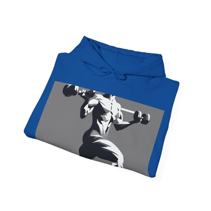 boostlete-pr-season-scene-lunge-speed-isometric-0316 — Unisex Heavy Blend Hoodie (G18500)