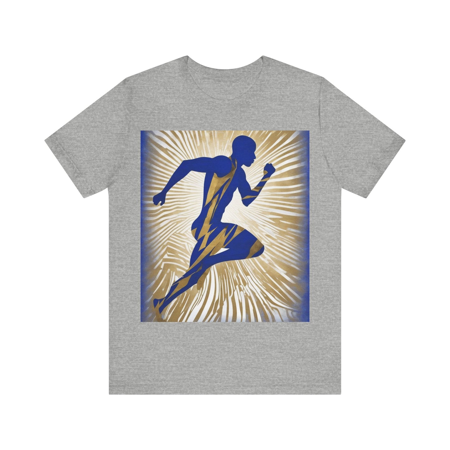 boostlete-field-day-scene-sprinter-motion-paper-0496 — Unisex Jersey Short Sleeve (B+C 3001)