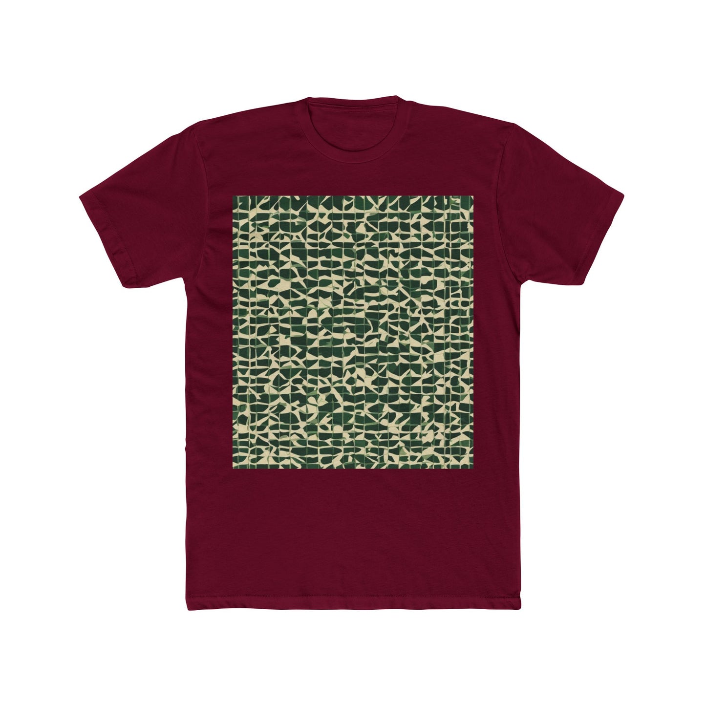 boostlete-iron-intent-pattern-plate-number-isometric-0099 — Unisex Cotton Crew Tee (NL 3600)