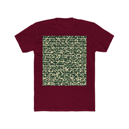 boostlete-iron-intent-pattern-plate-number-isometric-0099 — Unisex Cotton Crew Tee (NL 3600)