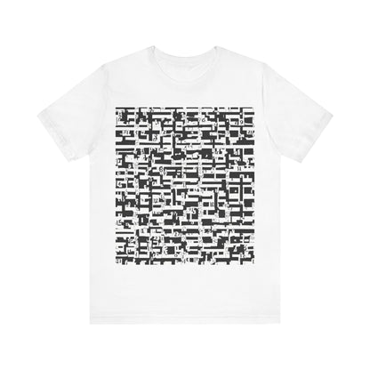 boostlete-iron-intent-pattern-plate-number-badge-0171 — Unisex Jersey Short Sleeve (B+C 3001)