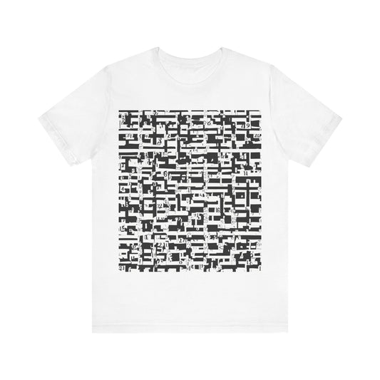 boostlete-iron-intent-pattern-plate-number-badge-0171 — Unisex Jersey Short Sleeve (B+C 3001)