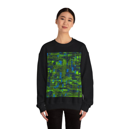 boostlete-pr-season-pattern-audio-industrial-0043 — Unisex Heavy Blend Crewneck Sweatshirt (Gildan)