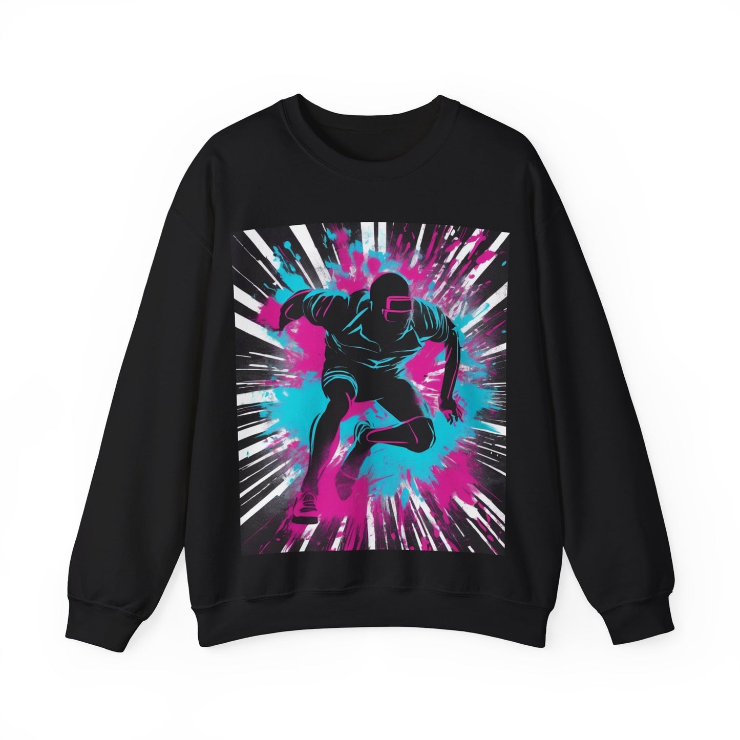 boostlete-recovery-progress-scene-sprinter-chalk-bold-0220 — Unisex Heavy Blend Crewneck Sweatshirt (Gildan)