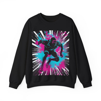 boostlete-recovery-progress-scene-sprinter-chalk-bold-0220 — Unisex Heavy Blend Crewneck Sweatshirt (Gildan)