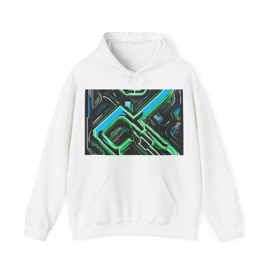 boostlete-boost-mode-type-constancia-gana-diagonal-badge-0185 — Unisex Heavy Blend Hooded Sweatshirt (Gildan)