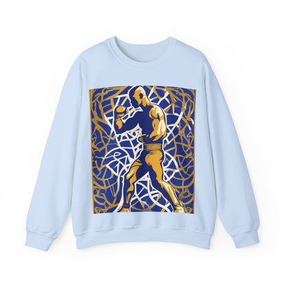 boostlete-field-day-scene-boxer-offset-paper-0776 — Unisex Heavy Blend Crewneck (G18000)