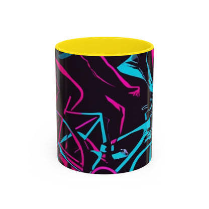 boostlete-rise-grind-scene-cyclist-outline-vector-0868 — Accent Mug 11/15oz