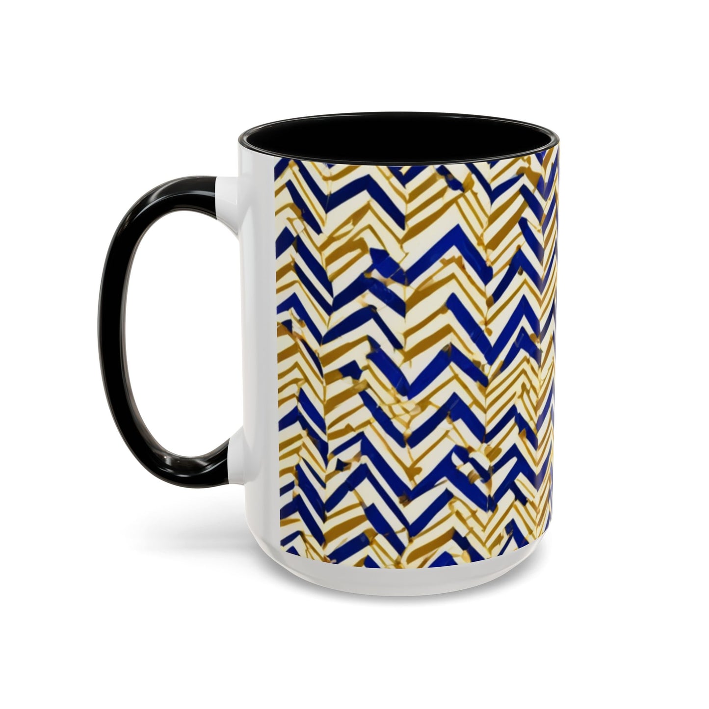 boostlete-boost-mode-pattern-ekg-line-art-0091 — Accent Mug 11oz/15oz