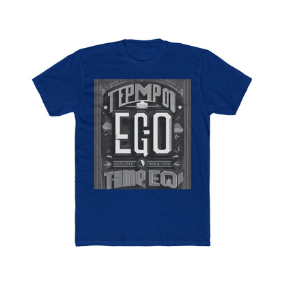 boostlete-mile-by-mile-type-tempo-over-ego-banner-modern-0093 — Unisex Cotton Crew Tee (NL 3600)
