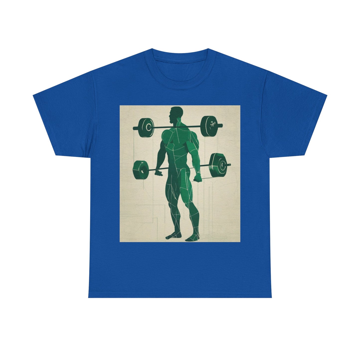 boostlete-boost-mode-scene-deadlift-glitch-blueprint-0044 — Unisex Heavy Cotton Tee (Gildan 5000)