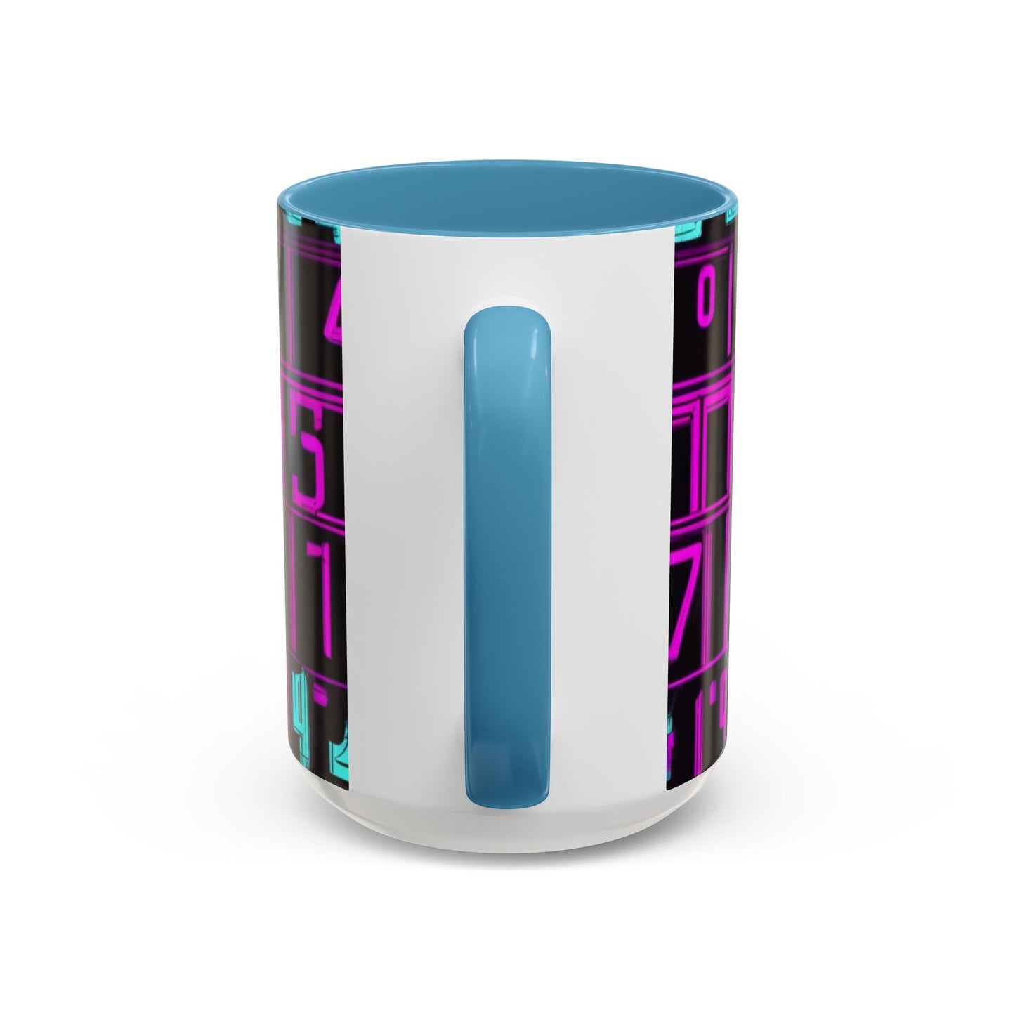 boostlete-iron-intent-pattern-plate-number-retro-0227 — Accent Mug 11oz/15oz