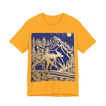 boostlete-recovery-progress-scene-trail-3d-paper-0176 — Unisex Jersey Short Sleeve (B+C 3001)