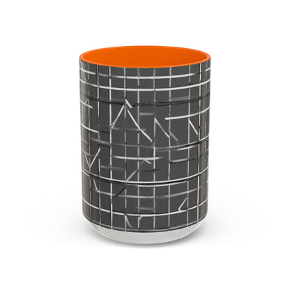 boostlete-rise-grind-pattern-plate-number-monoline-0291 — Accent Mug 11/15oz