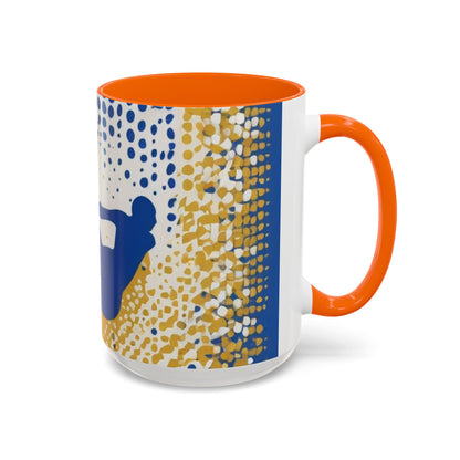 boostlete-field-day-icon-swimmer-halftone-paper-0246 — Accent Mug 11oz/15oz
