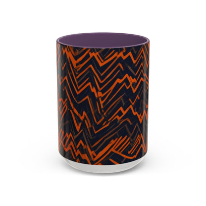 boostlete-rise-grind-pattern-ekg-modern-0155 — Accent Mug 11oz/15oz
