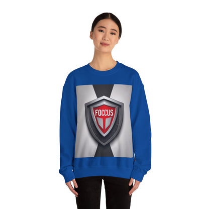 boostlete-mile-by-mile-icon-shield-soft-paper-0114 — Unisex Heavy Blend Crewneck Sweatshirt (Gildan)
